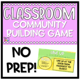 NO PREP Classroom Community Builder Game LINEUP CHALLENGE