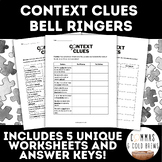 NO PREP Context Clues Bell Ringers | Digital and Printable