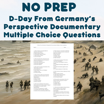Preview of NO PREP - D-Day From Germany's Perspective Documentary Multiple Choice