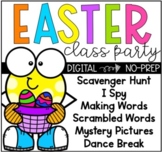 NO PREP Digital Easter Virtual Class Party Google Slides™