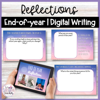 Preview of NO PREP Digital End of Year Distance Learning Writing Activities