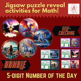NO PREP Digital Jigsaw Puzzle -  5-digit Number of the Day