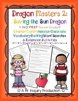 Preview of NO PREP Dragon Masters 2: Saving the Sun Dragon Novel Study