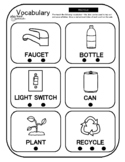 NO PREP Earth Day Recycling Language Worksheets