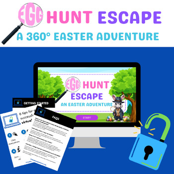 Preview of NO PREP Egg Hunt Escape: A 360° Easter Adventure