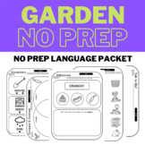 NO PREP Garden Language Worksheets