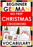 NO PREP - German - Christmas Crossword