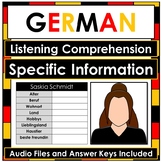 NO PREP German Listening Comprehension - Listening for Spe