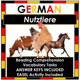 NO PREP German Reading Comprehension - Bauernhoftiere - Fa