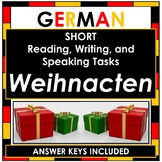 NO PREP German Reading Comprehension - Christmas in Germany