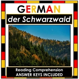NO PREP German Reading Comprehension - Der Schwarzwald / B