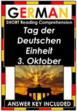 NO PREP German Reading Comprehension - German Reunificatio