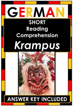 Preview of NO PREP German Reading Comprehension - Krampus