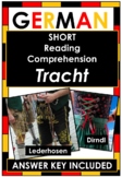 NO PREP German Reading and Reading Comprehension - Tracht