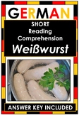 NO PREP German Reading and Reading Comprehension - Weißwurst