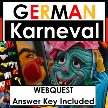 Preview of NO PREP - Germany - Carnival / Fasching - WebQuest