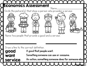 NO PREP Goods and Services Producers and Consumers 2nd grade by Morgan