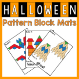 NO PREP Halloween Tangram Pattern Block Mats for October F