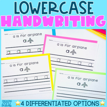 Preview of NO PREP Handwriting Practice Lowercase Letters | Preschool PreK Kindergarten