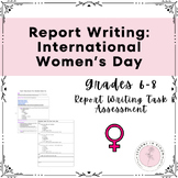 NO-PREP- INTERNATIONAL WOMEN'S DAY REPORT WRITING TASK