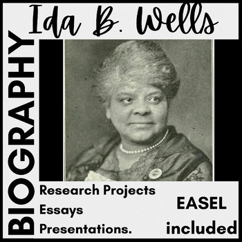 Preview of NO PREP - Ida B. Wells - Research Organizer / Research Worksheet