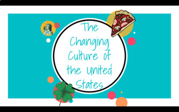 Preview of NO PREP: Immigration and Culture in the United States UNIT! Virtual Field Trip!