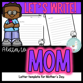 NO PREP!!! Letter to Mom! by La Llama Bilingue | TPT