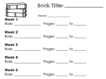 literature circle book club worksheets printables by glitter in third