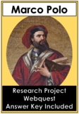 NO PREP - Marco Polo - Research Project / Webquest