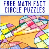 NO PREP Math Facts Puzzles: Use for FUN Dot Day, Globe or 