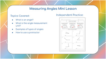 Preview of NO PREP Measuring Angles Lesson
