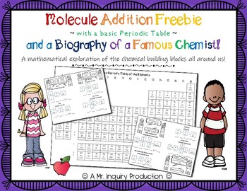 Preview of NO PREP Molecule Addition Freebie