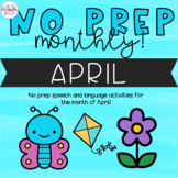 NO PREP Monthly Speech and Language Therapy - April!