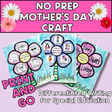 NO PREP Mother's Day Craft for Special Education, PreK, Ki