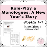 NO-PREP - NEW YEAR'S STORY & GOALS - ROLE PLAY - MONOLOGUE