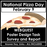 NO PREP-National Pizza Day-February 9 - Webquest, Design, 