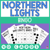 NO PREP Northern Lights Bingo | 40 Printable Cards | Call 