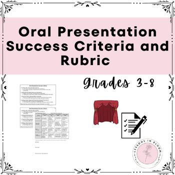 rubric for oral presentation high school