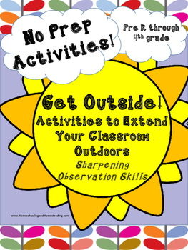 Preview of NO PREP Observation Skills Activities