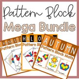 NO PREP Pattern Block Mats MEGA Bundle for Tangram Fine Mo