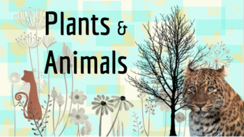 Preview of NO PREP - Plants & Animals Research & Writing Activity!