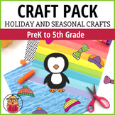 NO PREP Printable Craft Pack - Holiday and Seasonal Crafts