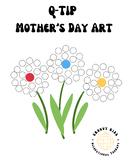 NO PREP- Qtip Art Mother's Day Craft