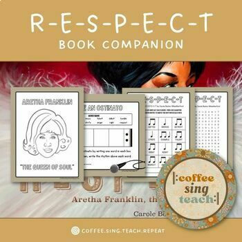 Preview of NO PREP R-E-S-P-E-C-T Book Companion ♪ Aretha Franklin Worksheet Bundle
