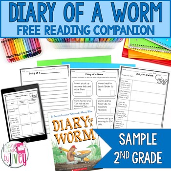 Preview of Reading & Writing Free Activities for Diary of a Worm Mentor Text (2nd Grade)