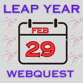 NO PREP, SELF-GRADING Leap Year Web Quest Google Form