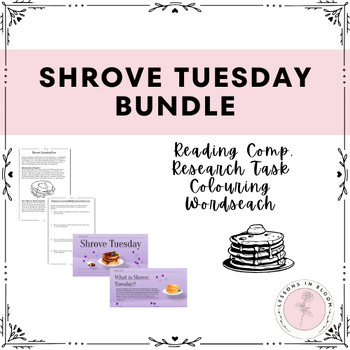 Preview of NO-PREP SHROVE TUESDAY BUNDLE