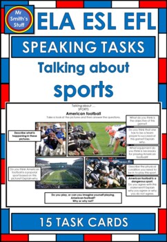 Preview of NO PREP - SPEAKING / CONVERSATION - Talking about SPORTS