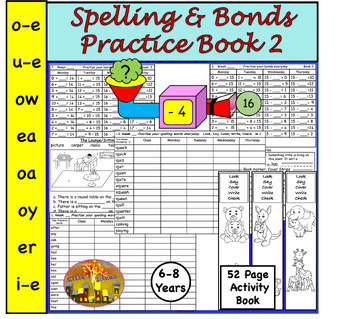 Preview of NO PREP SPELLING & BONDS PRACTICE & ASSESSMENT BOOK 2