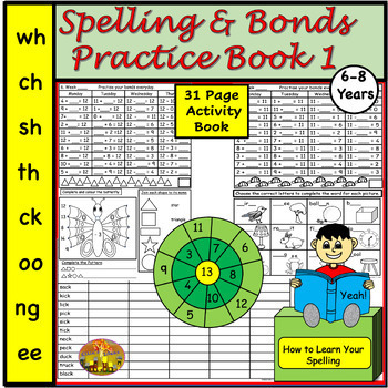 Preview of NO PREP SPELLIN & BONDS PRACTICE & ASSESSMENTS BOOK 1